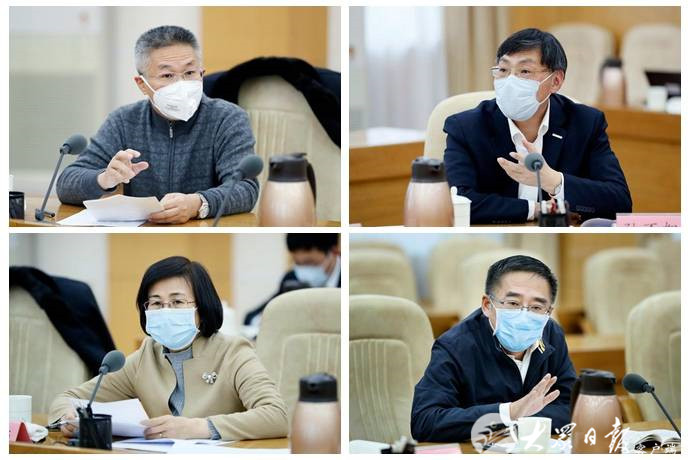 黄少安、孙丕恕、袭燕、汲斌昌等人发言。
